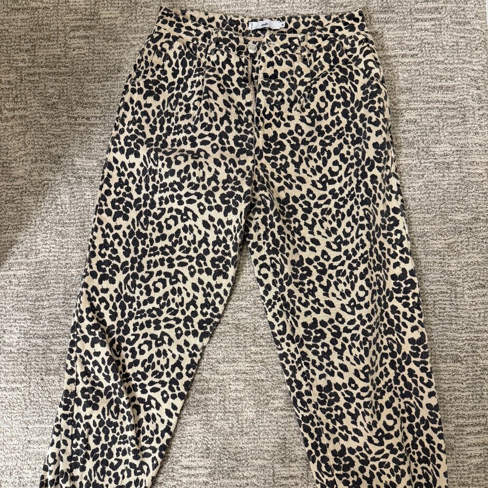 Leopard Print Jeans
